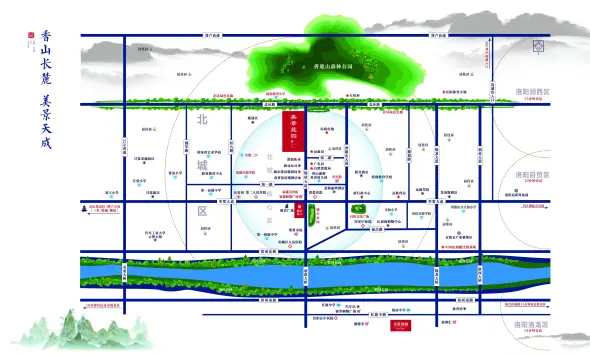 美景麓园交通图