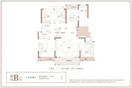 美景永宁府4室2厅1厨2卫建面165.00㎡