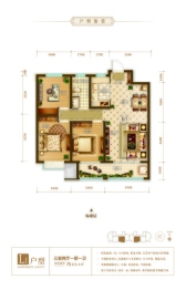 嘉禾一方三期3室2厅1厨1卫建面113.10㎡