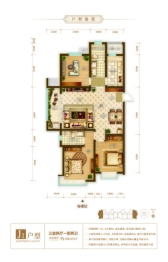 嘉禾一方三期3室2厅1厨2卫建面138.53㎡