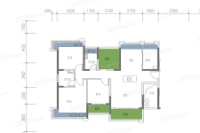 12栋建面123平01户型