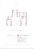 奥体·金茂府142平户型