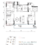 洋房Y3户型 140平