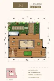 南宁万达茂5室2厅2厨4卫建面281.00㎡