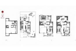 景天花园·观复4室2厅1厨4卫建面212.00㎡