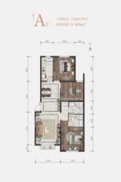 北京城建·府前龙樾3室2厅1厨2卫建面105.00㎡