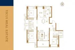 怡翠晋盛4室2厅1厨3卫建面139.00㎡