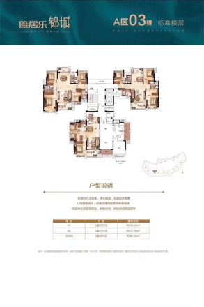 雅居乐锦城户型图