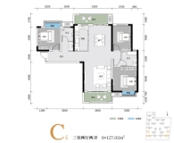 长房宁都公馆高层C户型