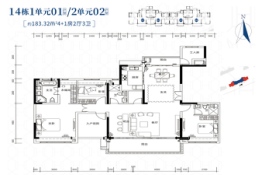 华发四季5室2厅1厨3卫建面183.32㎡