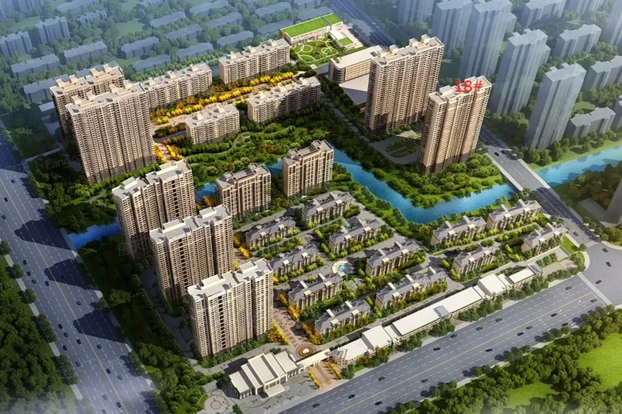 鸟瞰图拖动图片可以查看其它楼栋信息