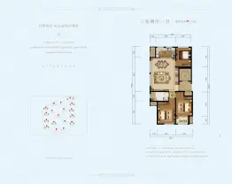 齐河安德湖小镇3室2厅1厨1卫建面110.00㎡