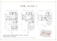 建面208平户型