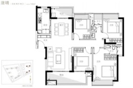 时代印记4室2厅1厨2卫建面130.00㎡