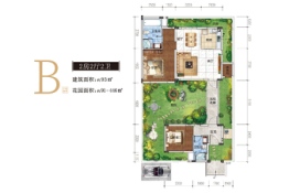 方圆·云山诗意（新会）2室2厅1厨2卫建面93.00㎡