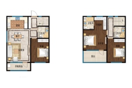 海尔产城创熙园3室2厅1厨3卫建面152.00㎡