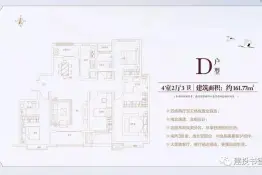 书香世家4室3厅2厨2卫建面161.77㎡