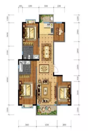 经典福园4室2厅1厨2卫建面140.00㎡