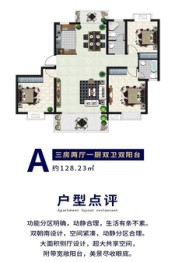 晨光·博学府3室2厅1厨2卫建面128.23㎡