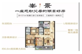 碧桂园铂金时代3室2厅1厨2卫建面121.00㎡