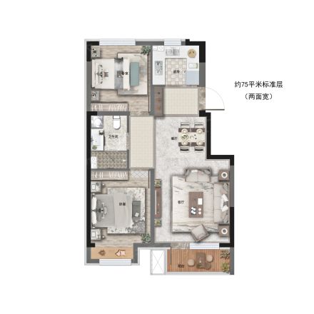 新希望锦麟玖玺户型图
