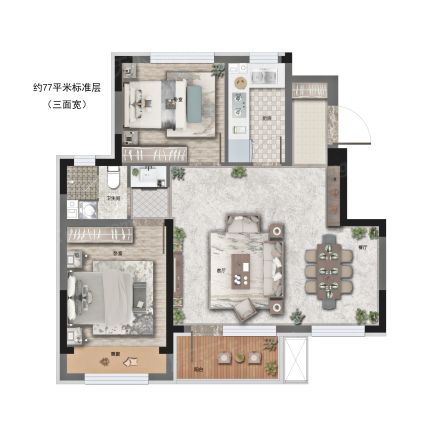 新希望锦麟玖玺户型图