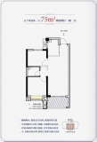 榕发翰林壹号75㎡户型