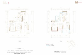 西网蒙山府3室2厅1厨2卫建面96.14㎡