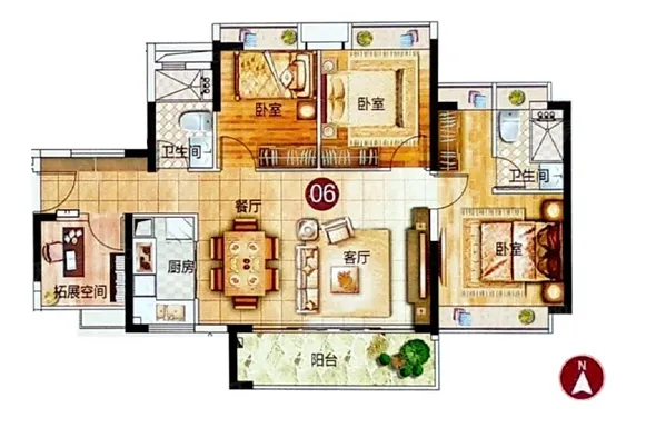 南沙保利城户型