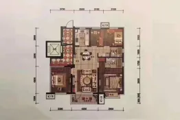 碧桂园银河城4室2厅1厨2卫建面142.78㎡