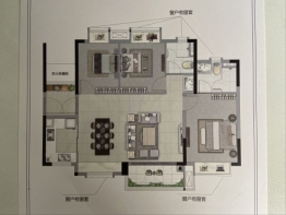 合景阳光城·领峰3室2厅1厨2卫建面109.00㎡