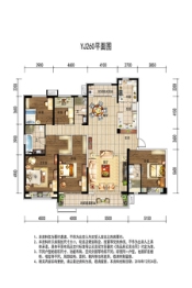 碧桂园·黄金时代5室2厅2厨3卫建面281.00㎡