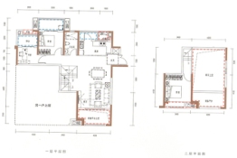 弘阳昕悦府4室2厅1厨1卫建面127.43㎡