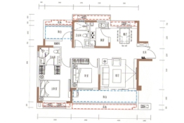 弘阳昕悦府3室2厅1厨2卫建面106.17㎡