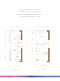 保利爱尚里公寓1室1厅1厨1卫建面40.57㎡