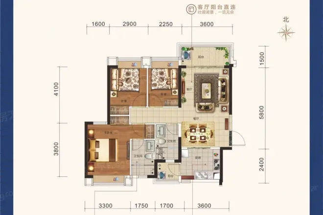 佛山恒大西江天悦户型图