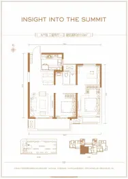 东原玖城阅3室2厅1厨1卫建面103.00㎡