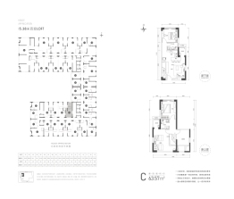 欢乐颂3室2厅1厨2卫建面63.57㎡