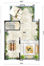 中国铁建·西派国际4室3厅1厨3卫建面215.00㎡