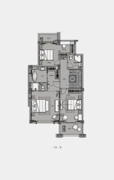 金辉溪溪里4室2厅1厨3卫建面152.00㎡