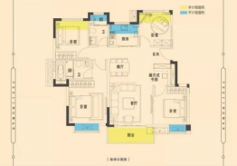 南平正荣悦璟湾4室2厅1厨2卫建面101.00㎡