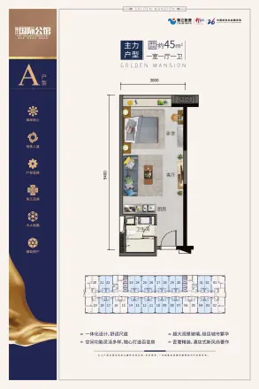 珠江国际公馆户型图