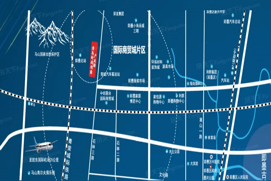 君一青岛时尚创意产业园交通图