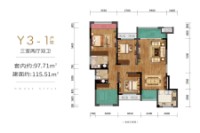 Y3-1建面115.5㎡