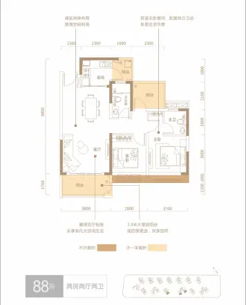东方·铂悦府户型图