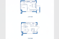 4号楼建面47平户型图