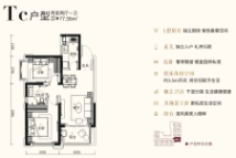 蓝光云报芙蓉园1号楼高层Tc户型