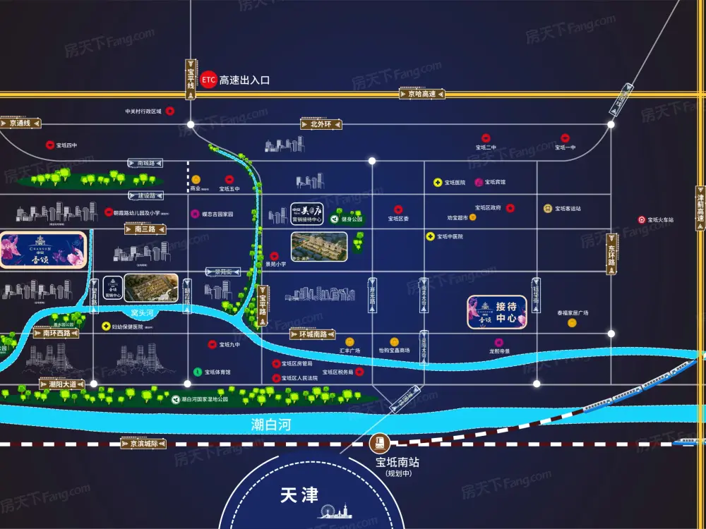 小区相关图