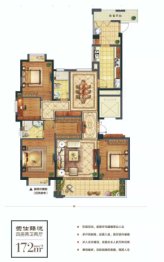 首开融侨·首融府4室2厅1厨2卫建面172.00㎡