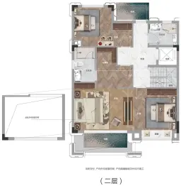 新城璞樾门第5室2厅1厨4卫建面223.0㎡
